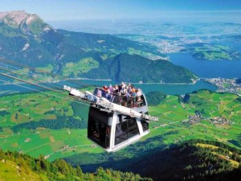 Tour cáp treo CabriO đến núi Stanserhorn từ Zurich